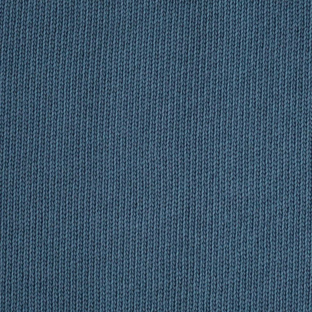 Baumwoll-Strickstoff Sommerstrick stahlblau